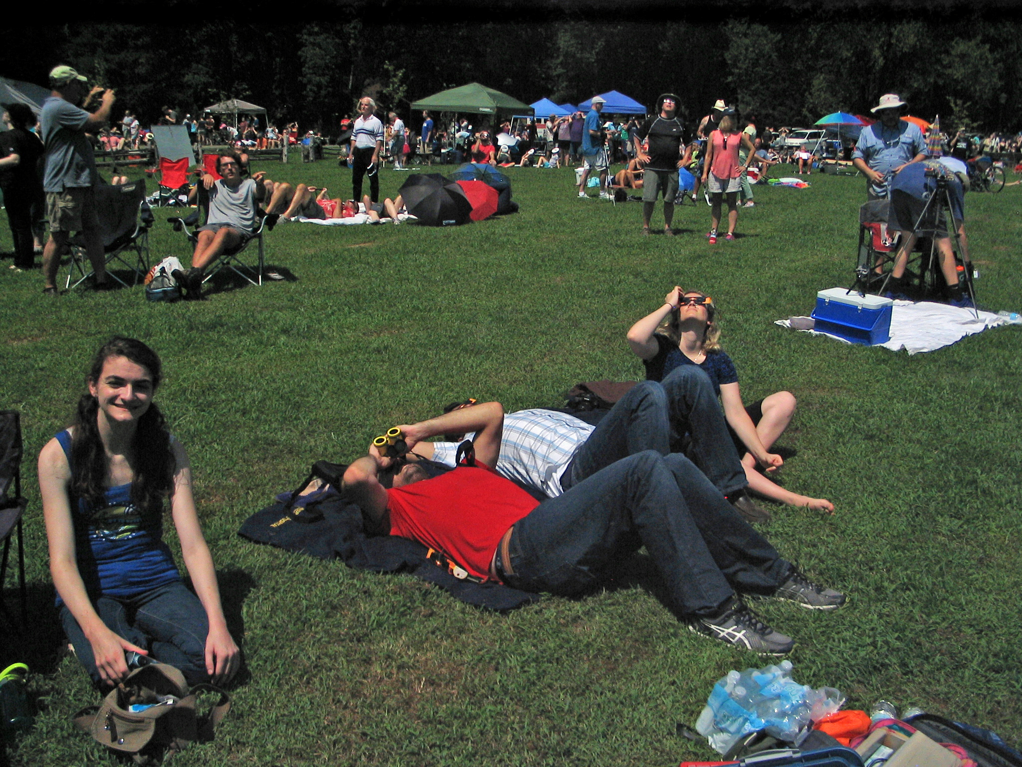 2 minutes before totality, brightened IMG_0505